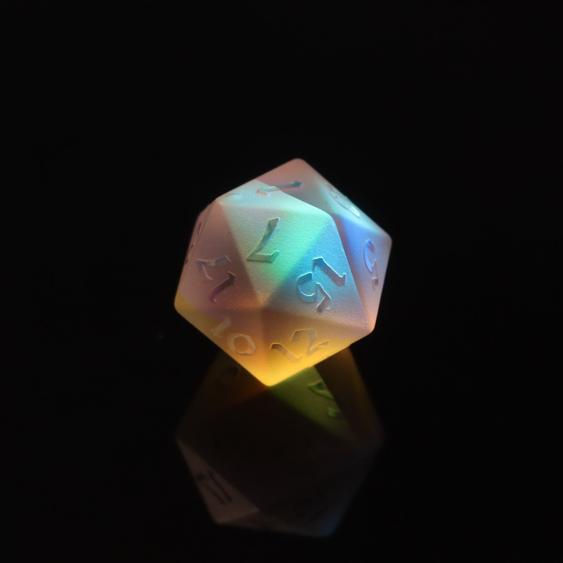 Dagger Moon Frosted Prismatic Glass D and high quality D Dice ,D4 D6 D8 D10 D12 D20 RPG Dice